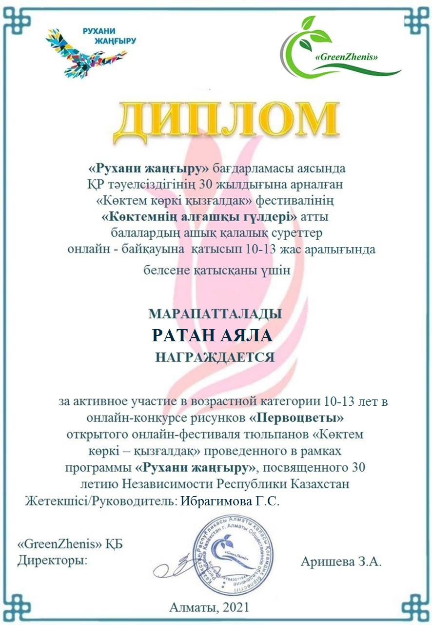 "Көктем көркі қызғалдақ" фестивалі