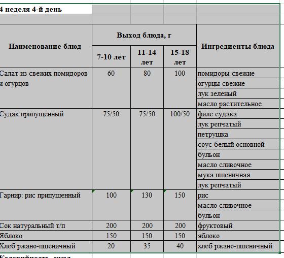 Бақылау тағамы 26.10.2023 ж