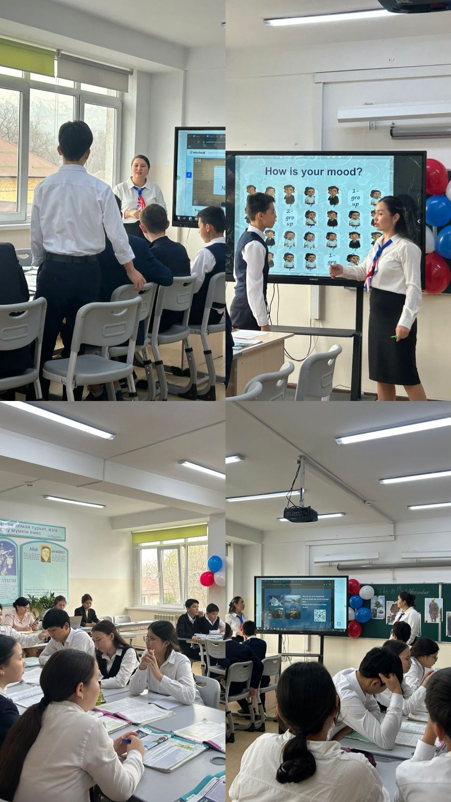 9 “д” сыныбымен “What a strange place to live” тақырыбында ашық сабақ өткізілді.