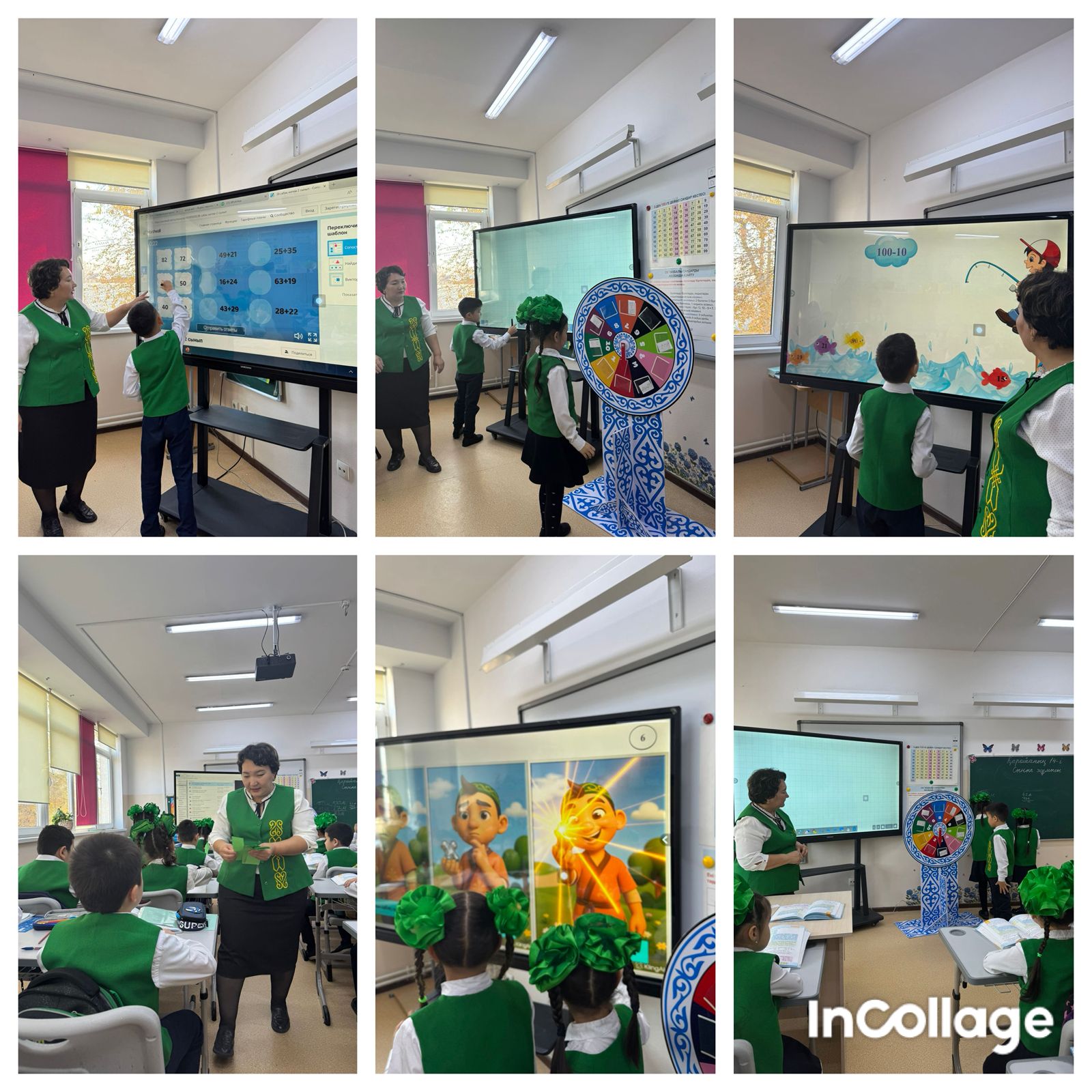 2 “А” сыныбында математика пәнінен “Екі таңбалы сандарды разрядтан аттап жазбаша азайту” тақырыбында ашық сабақ өтті.