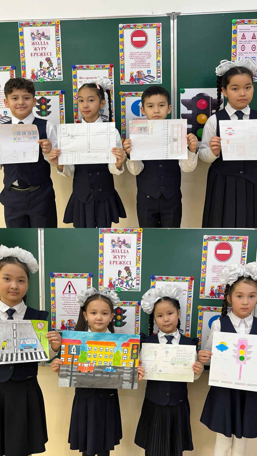 «Қауіпсіз маршрут» тақырыбында тәрбие сағаты өткізілді.