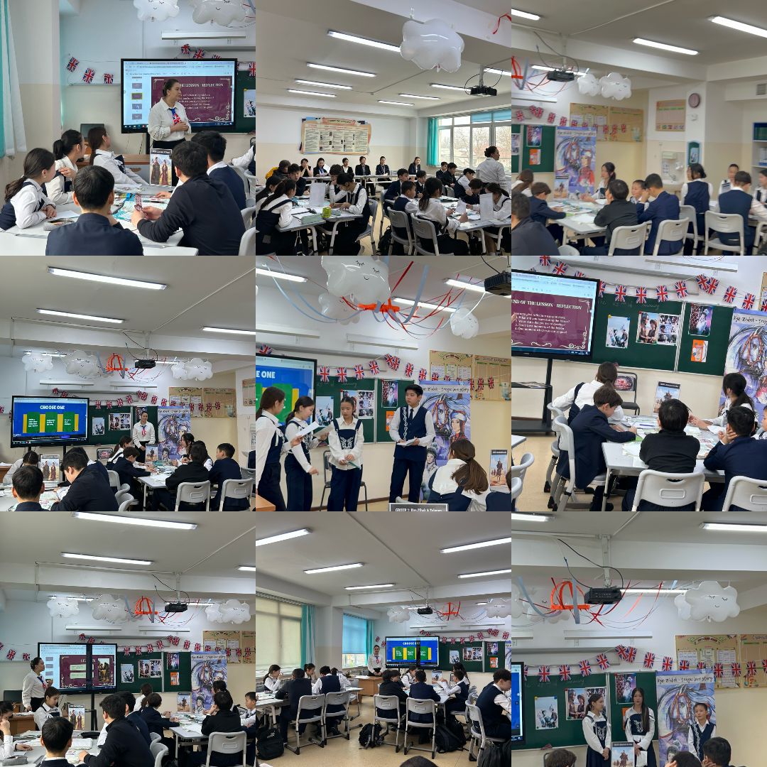 “Kyz Zhibek” тақырыбында ашық сабақ өтті.